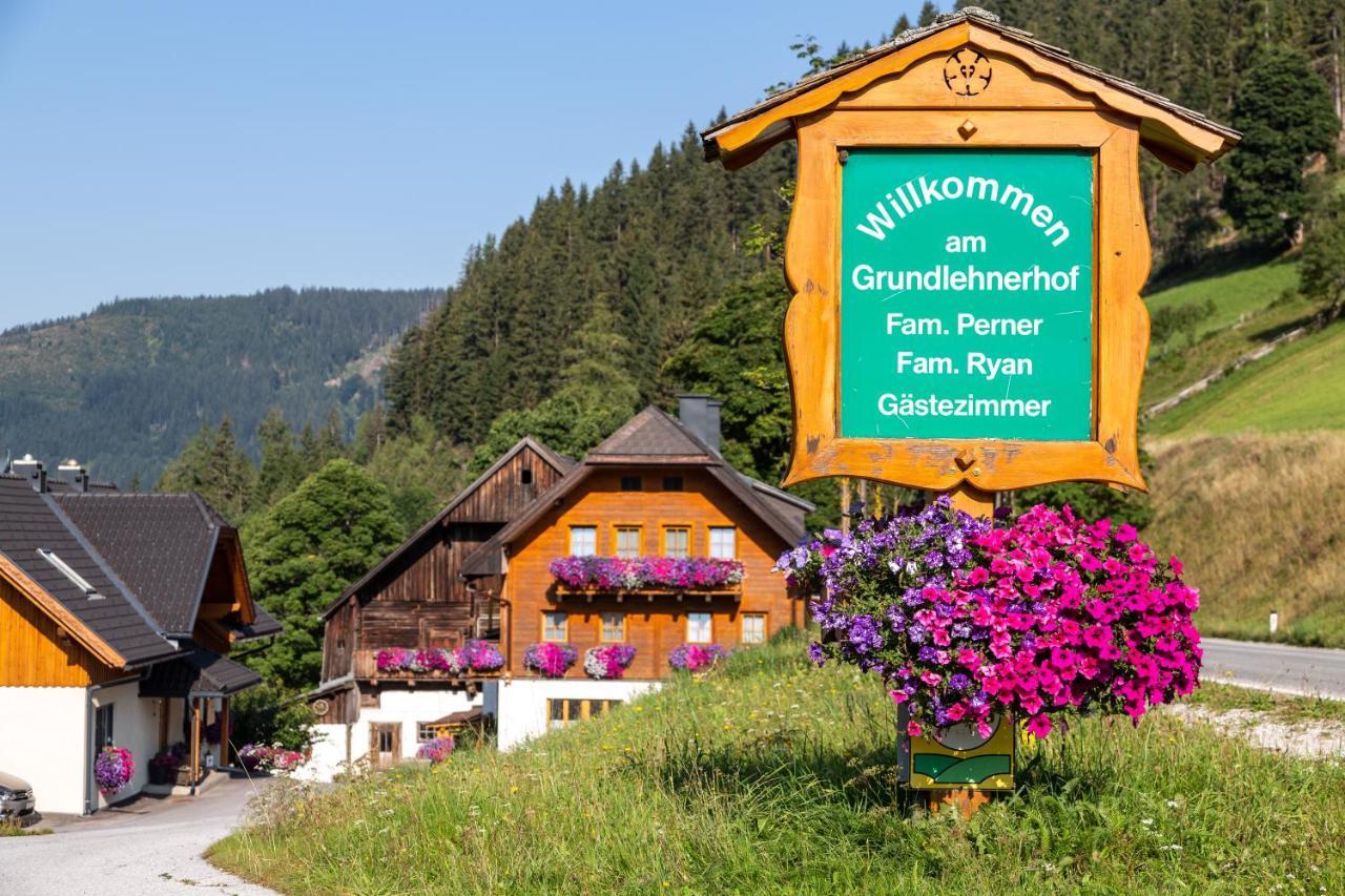Bio-Bauernhof Grundlehnerhof Guest House Ramsau am Dachstein Eksteriør bilde